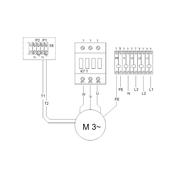 Насосная станция Grundfos Multilift M.22.3.4 артикул 97901080 – схема подключения